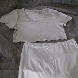 Grey Two Piece